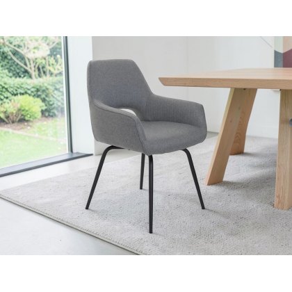 Ivy Metal Leg Dining Chair in Fabric Ivy Metal Leg Dining Chair in Fabric