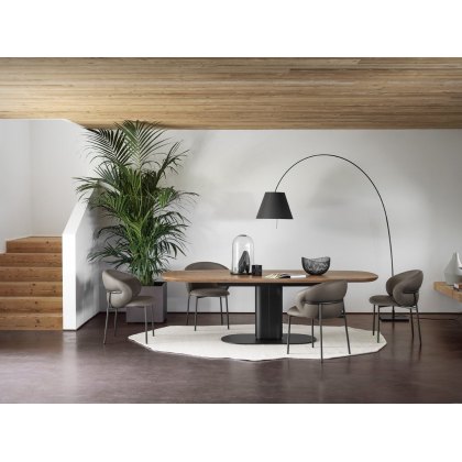 Cameo Fixed Wooden Top Shaped Table  By Calligaris Cameo Fixed Wooden Top Shaped Table  By Calligaris