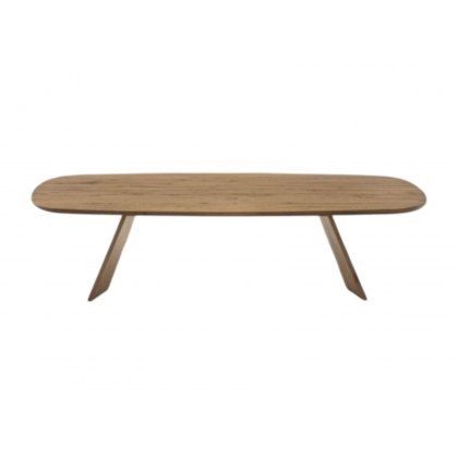 Icaro Fixed Shaped Wooden Top Table By Calligaris