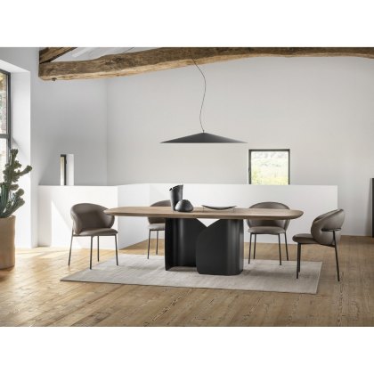 Twins CS4153-FSW 200/250 Shaped Wooden Top Table Twins CS4153-FSW 200/250 Shaped Wooden Top Table