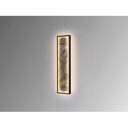Amber Rectangular Wall Light