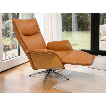 Juno Electric Recliner Quick Ship Cognac Juno Electric Recliner Quick Ship Cognac