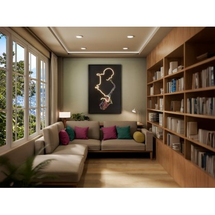 Samuel Wall Art With Light Samuel Wall Art With Light