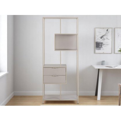 York Grey Bookcase with drawers York Grey Bookcase with drawers