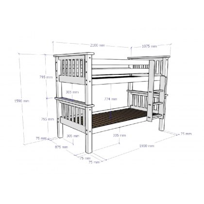 Lucca Bunk Bed Set Clearance