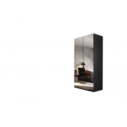 Comet 2 Door Hinged Wardrobe with Mirror Fronts