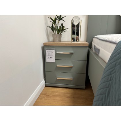 Cambridge Double Bed, Big Softy Mattress and 2 Bedside Chests Clearance