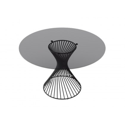 Calligaris Vortex Glass Top Table Calligaris Vortex Glass Top Table