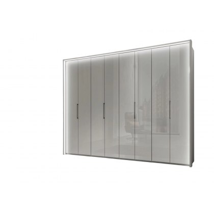 Monaco 8 Door Hinged Wardrobe Monaco 8 Door Hinged Wardrobe