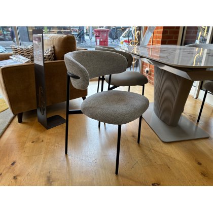 Onyx Dining Table and Four Dining Chairs Clearance