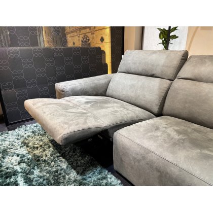 Alessa Corner Sofa with 1 Electric Recliner & Home Cinema Kit Clearance