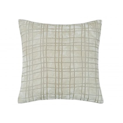 Paul Monney Penny DrunkPlaid Ivory Cushion Paul Monney Penny DrunkPlaid Ivory Cushion