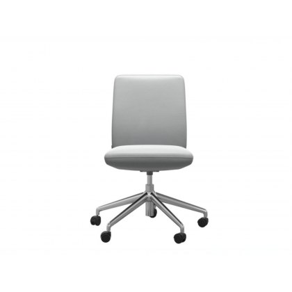 Stressless Vanilla Home Office Low Back Without Arms Chair