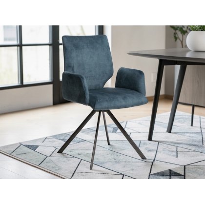 Arthur Soft Cushion Dining Chair With Arms By Venjakob