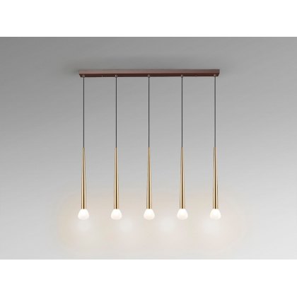 Kasper 5 Pendant Lamp Light