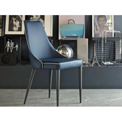 Clara Dining Chair With Metal Leg By Bontempi