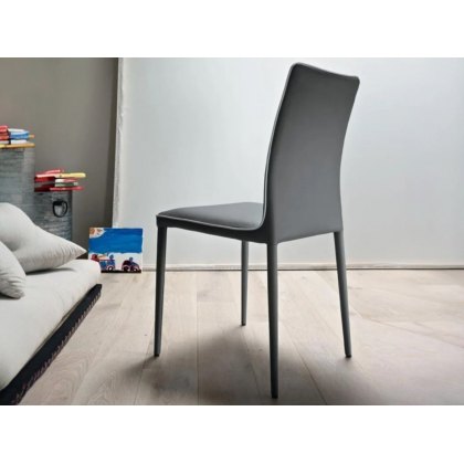 Nata High Back Upholstered Chair By Bontempi