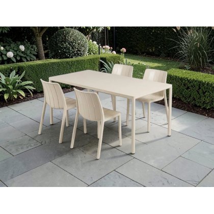 Piave Table and 4 Tiberina Chair set Piave Table and 4 Tiberina Chair set