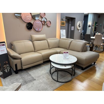 Sereno Corner Sofa with 1 Electric Recliner Clearance