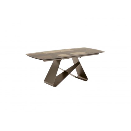 Gemini Glass Extending Table By Connubia
