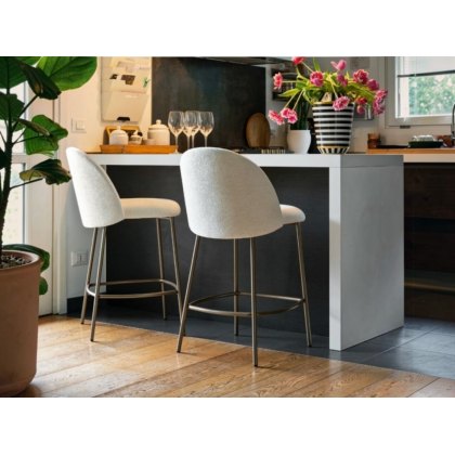 Tuka Mid Made To Order Metal Leg Bar Stool By Connubia