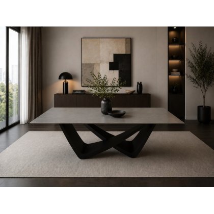 Bach Fixed Rectangular Ceramic Table