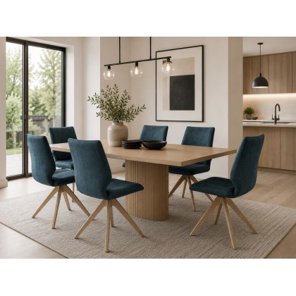 Venjakob Q413 Arnd Soft Cushion Wooden Leg Chair