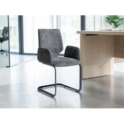 Venjakob Q604 Arnd Cantilever Chair With Arms Venjakob Q604 Arnd Cantilever Chair With Arms