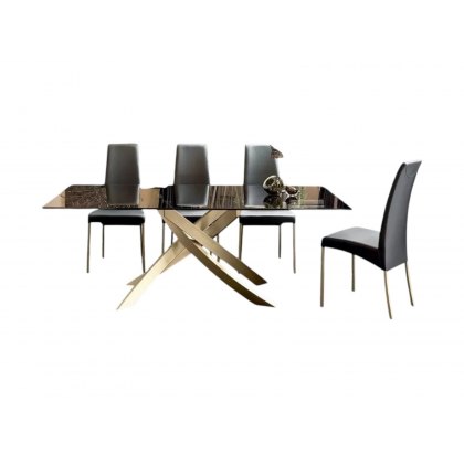 Artistico Glass Rectangular Table By Bontempi