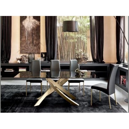 Artistico Glass Rectangular Table By Bontempi