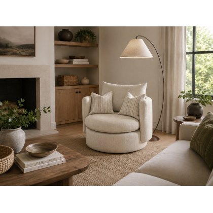 Rose Swivel Armchair