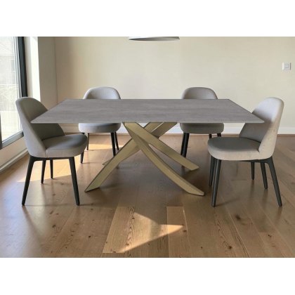 Artistico Ceramic Rectangular Table By Bontempi