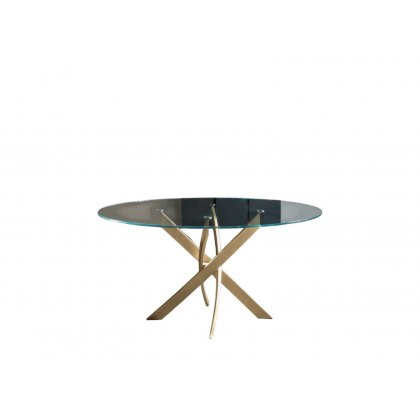 Barone Glass Round Table By Bontempi Barone Glass Round Table By Bontempi