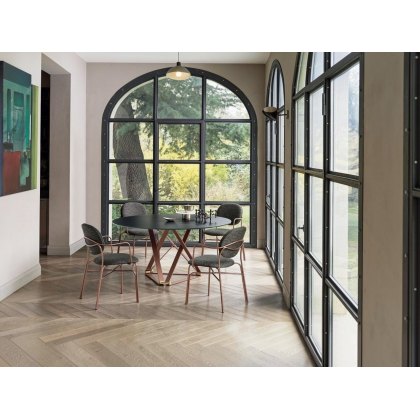 Delta 130cm Diameter Round Table By Bontempi Delta 130cm Diameter Round Table By Bontempi