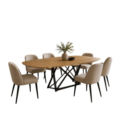 Delta 220cm x 116cm Barrel Fixed Table By Bontempi Delta 220cm x 116cm Barrel Fixed Table By Bontempi