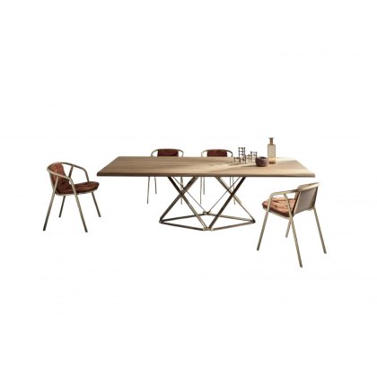 Delta 200cm x 100cm Rectangular Fixed Table By Bontempi Delta 200cm x 100cm Rectangular Fixed Table By Bontempi
