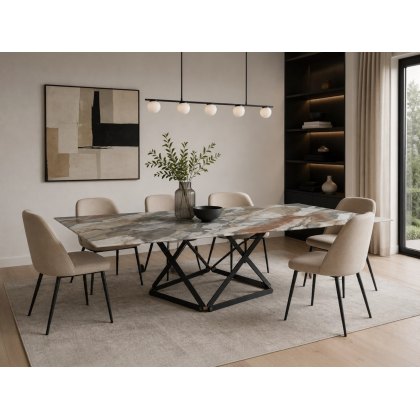 Delta Large Extending Rectangular Table By Bontempi Delta Large Extending Rectangular Table By Bontempi