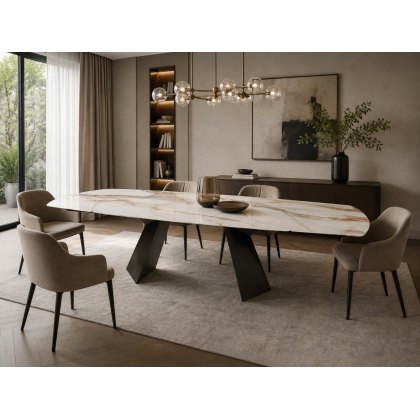 Fiandre Barrel Extending Table By Bontempi Fiandre Barrel Extending Table By Bontempi