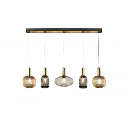 Nyla 5 Lights In A Line Pendent Nyla 5 Lights In A Line Pendent
