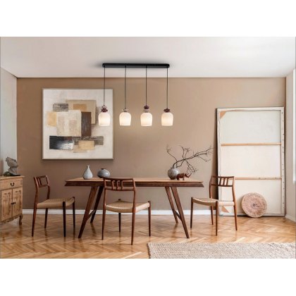 Dahlia 4 In A Row Pendant Light