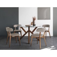 Mikado Glass Round Table By Connubia Mikado Glass Round Table By Connubia