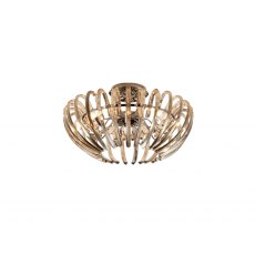 Temple Champagne Ceiling Light