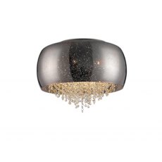 Cody Flush Chrome Ceiling Light