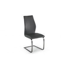 Arcalia chair with brushed steel base