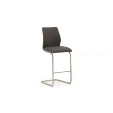 Arcalia Bar Stool with brushed steel base