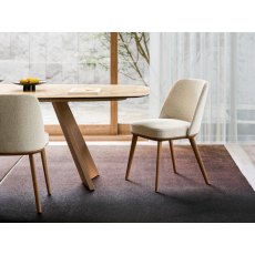 Foyer CS1888-MTO Wooden Leg Dining Chair By Calligaris