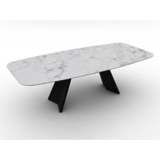 Icaro Fixed Ceramic Elliptical Top 250cm x 120cm Table By Calligaris