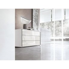 Scala Three Drawer Wide Chest