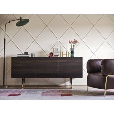 Horizon 2 Side Doors and 3 Drawers Sideboard.Ceramic Top 180cm Width By Calligaris