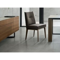 Romy Dining Chair Made To Order With Wooden Legs By Calligaris Romy Dining Chair Made To Order With Wooden Legs By Calligaris